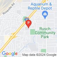 View Map of 729 Sunrise Avenue,Roseville,CA,95661